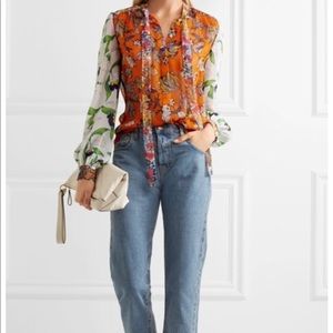 Tory Burch Kia Bow Blouse